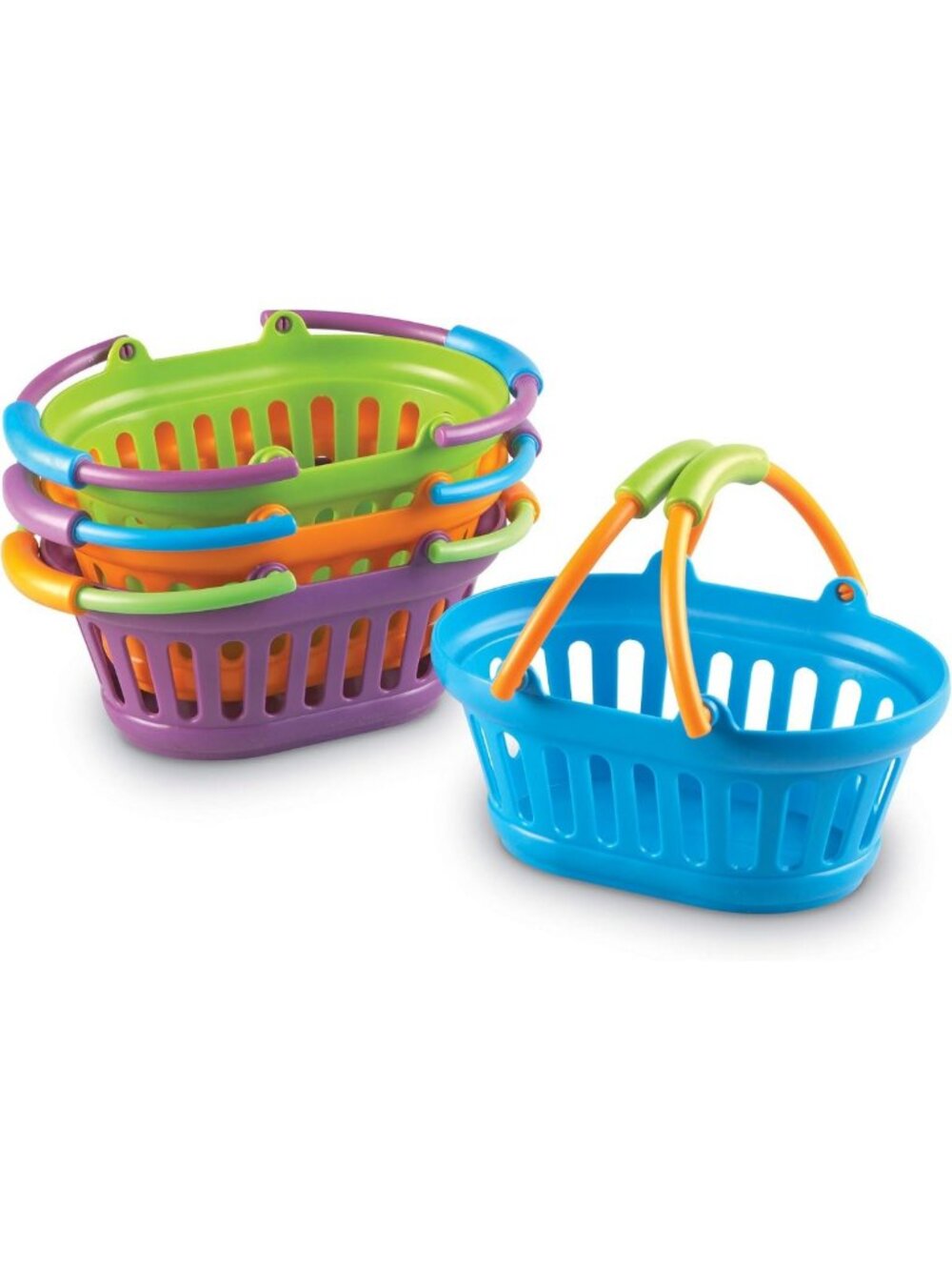 Colorful Stackable Baskets for Kids | Educational Playset for Sorting